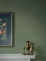 Midolin Moss by A-Street Prints Subtle Linen Weave Texture Transitional Non Woven Washable Wallpaper from the Savanna Collection - 4201-16026