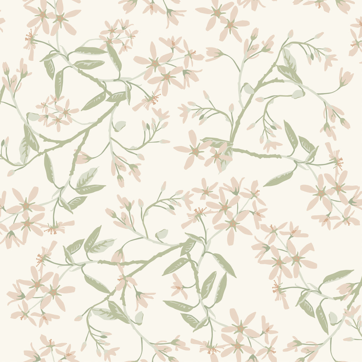 Paradis Blush Bouquet Toss Wallpaper by A-Street Prints - 4201-20111