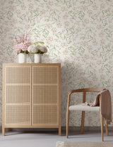 Paradis Blush Bouquet Toss Wallpaper by A-Street Prints Farmhouse Botanical Blush Pink Floral Non Woven Unpasted Wallpaper - 4201-20111