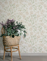 Paradis Blush Bouquet Toss Wallpaper by A-Street Prints Farmhouse Botanical Blush Pink Floral Non Woven Unpasted Wallpaper - 4201-20111