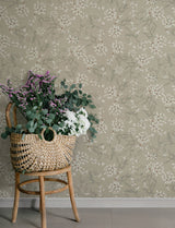 Paradis Grey Bouquet Toss by A-Street Prints Farmhouse Botanical Floral Wallpaper - A-Street Prints 4201-20113