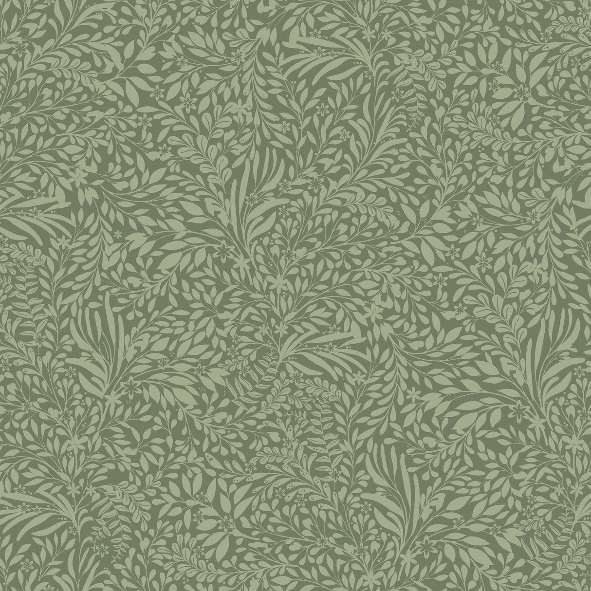 Kristina Evergreen Botanical Wallpaper by A-Street Prints - 4201-20129