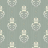 Gullvie Seafoam Pansies Wallpaper by A-Street Prints - 4201-48007