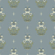 Gullvie Light Blue Pansies Wallpaper by A-Street Prints - 4201-48008