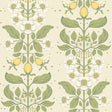 Rosa Green Floral Columns Wallpaper by A-Street Prints - 4201-48010