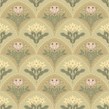 Maj Light Brown Floral Damask Wallpaper by A-Street Prints - 4201-48015
