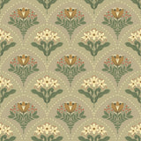 Maj Taupe Floral Damask Wallpaper by A-Street Prints - 4201-48017