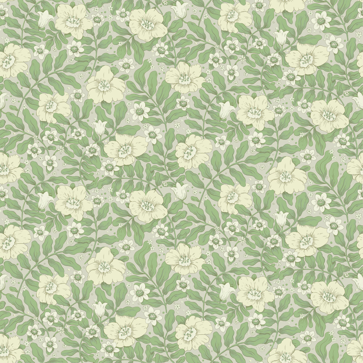 Maggan Jade Floral Trail Wallpaper by A-Street Prints - 4201-48021
