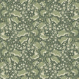 Syren Evergreen Dainty Floral Wallpaper by A-Street Prints