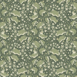 Syren Evergreen Dainty Floral Wallpaper by A-Street Prints
