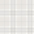 Emma Dove Plaid Wallpaper by A-Street Prints - Traditional tartan design in soft white, grey, and beige tones on non-woven roll
