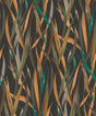 Willoughby Black Fronds Botanical Wallpaper by A-Street Prints - Pattern Swatch - 4202-330250