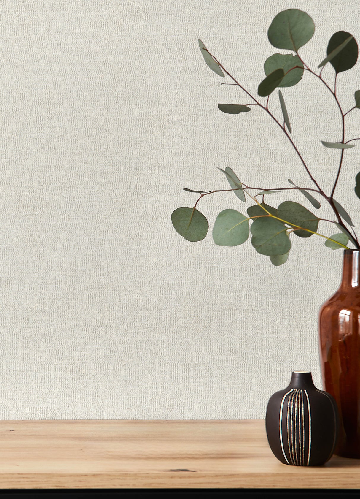 Cullen White Faux Linen Textured Unpasted Vinyl Non Woven Backed Transitional Wallpaper by A-Street Prints Springhill - 4202-408126