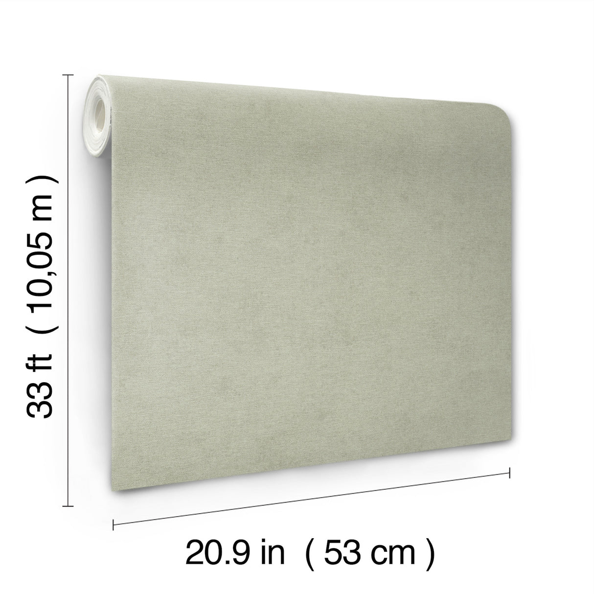 Cullen Sage Faux Linen Texture by A-Street Prints Springhill Collection Unpasted Vinyl Non Woven Strippable Transitional Wallpaper - 4202-408171