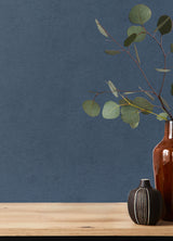 Cullen Navy by A-Street Prints Faux Linen Transitional Solid Vinyl Wallpaper on Non Woven Backing from the Springhill Collection - 4202-408232