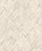 Ellery Beige Herringbone Wallpaper by A-Street Prints - 4202-410372