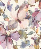 Liliana Plum Large-Scale Watercolor Floral Wallpaper by A-Street Prints - 4202-481228