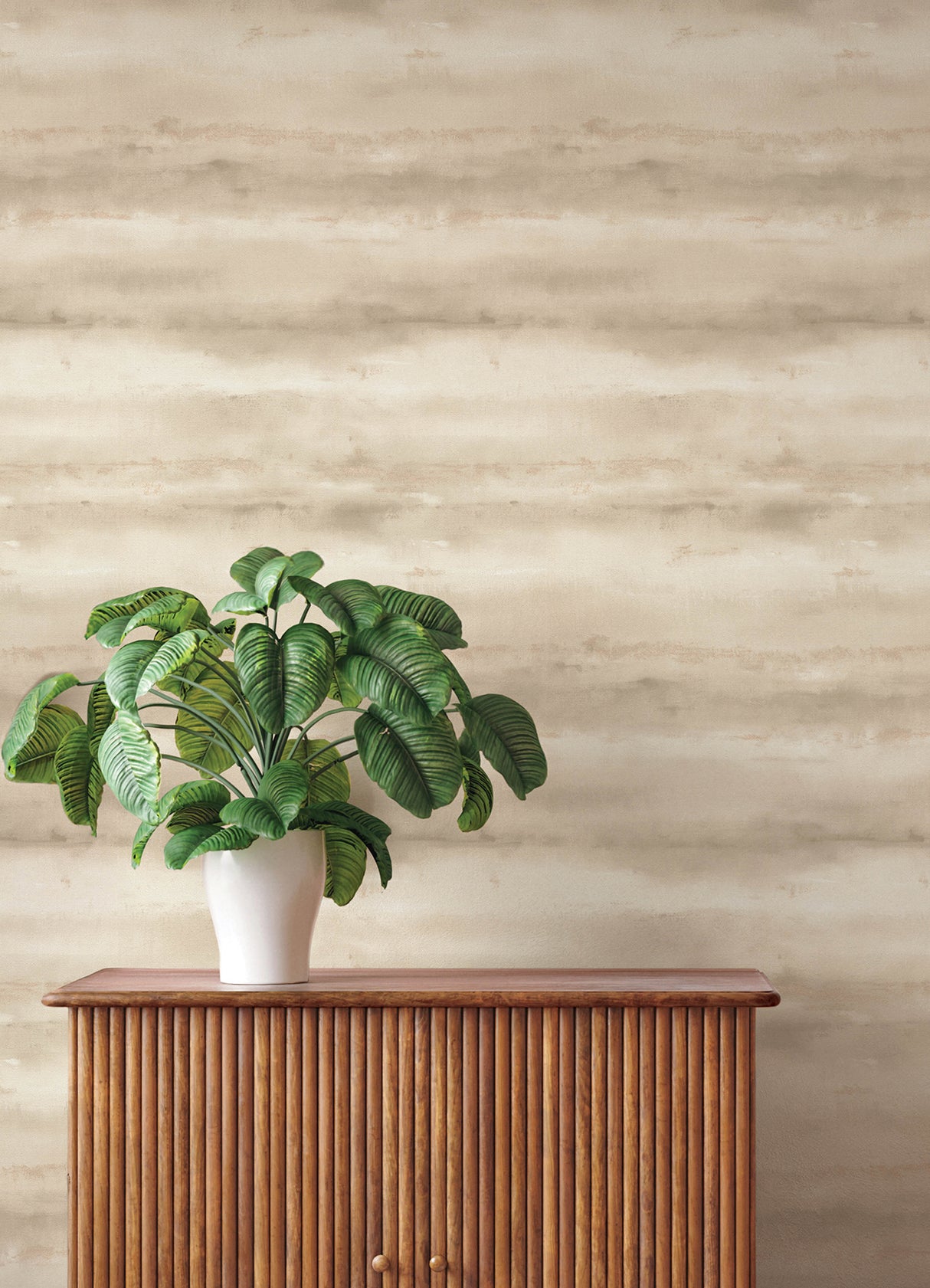 Ayla Neutral by A-Street Prints Abstract Stripe Metallic Vinyl on Non Woven Backing Wallpaper, Springhill Collection - 4202-481679
