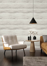 Ayla Grey and White Abstract Stripe Wallpaper with Subtle Metallic Silver Accents by A-Street Prints from the Springhill Collection - 4202-481686