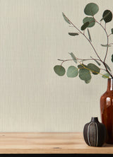 Naim Ivory by A-Street Prints Transitional Solid Woven Texture Unpasted Strippable Vinyl on Non Woven Wallpaper Springhill - 4202-484519
