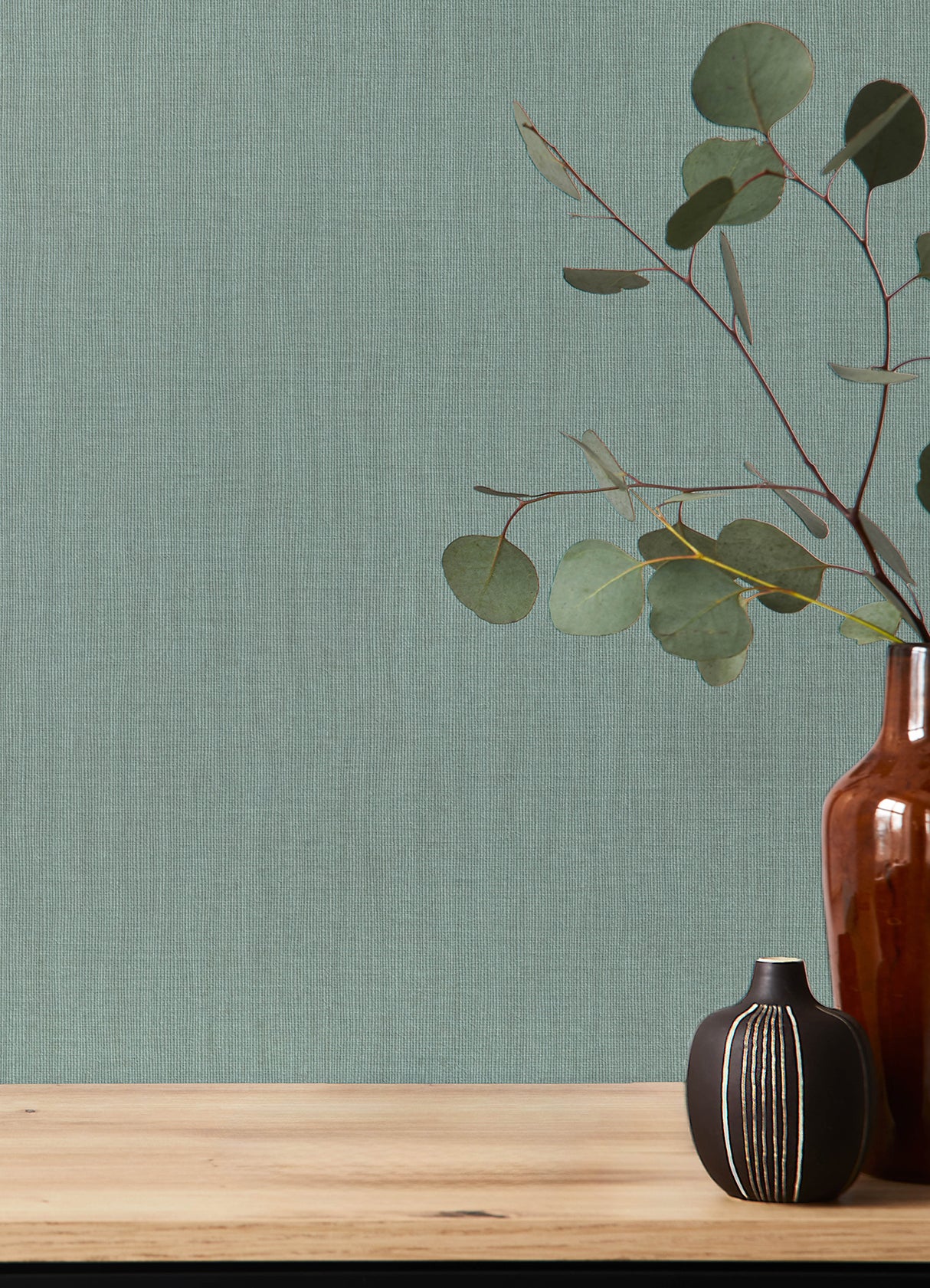 Naim Aqua Solid Texture Wallpaper by A-Street Prints Unpasted Strippable Vinyl on Non Woven Backing Springhill Collection - 4202-484595