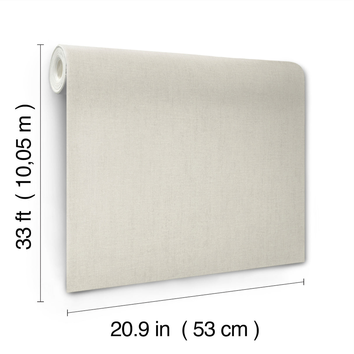 Naim Grey Solid Texture Wallpaper by A-Street Prints Springhill Collection Transitional Vinyl on Non Woven Backing - 4202-484748