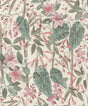 Kalina Teal Floral Fruits Wallpaper by A-Street Prints