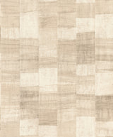 Ivo Beige Block Stripe Wallpaper by A-Street Prints - 4202-570953