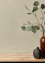 Roison Bone Birch Bark Textural Neutral Transitional Unpasted Vinyl on Non Woven Wallpaper by A-Street Prints Springhill - 4202-571073