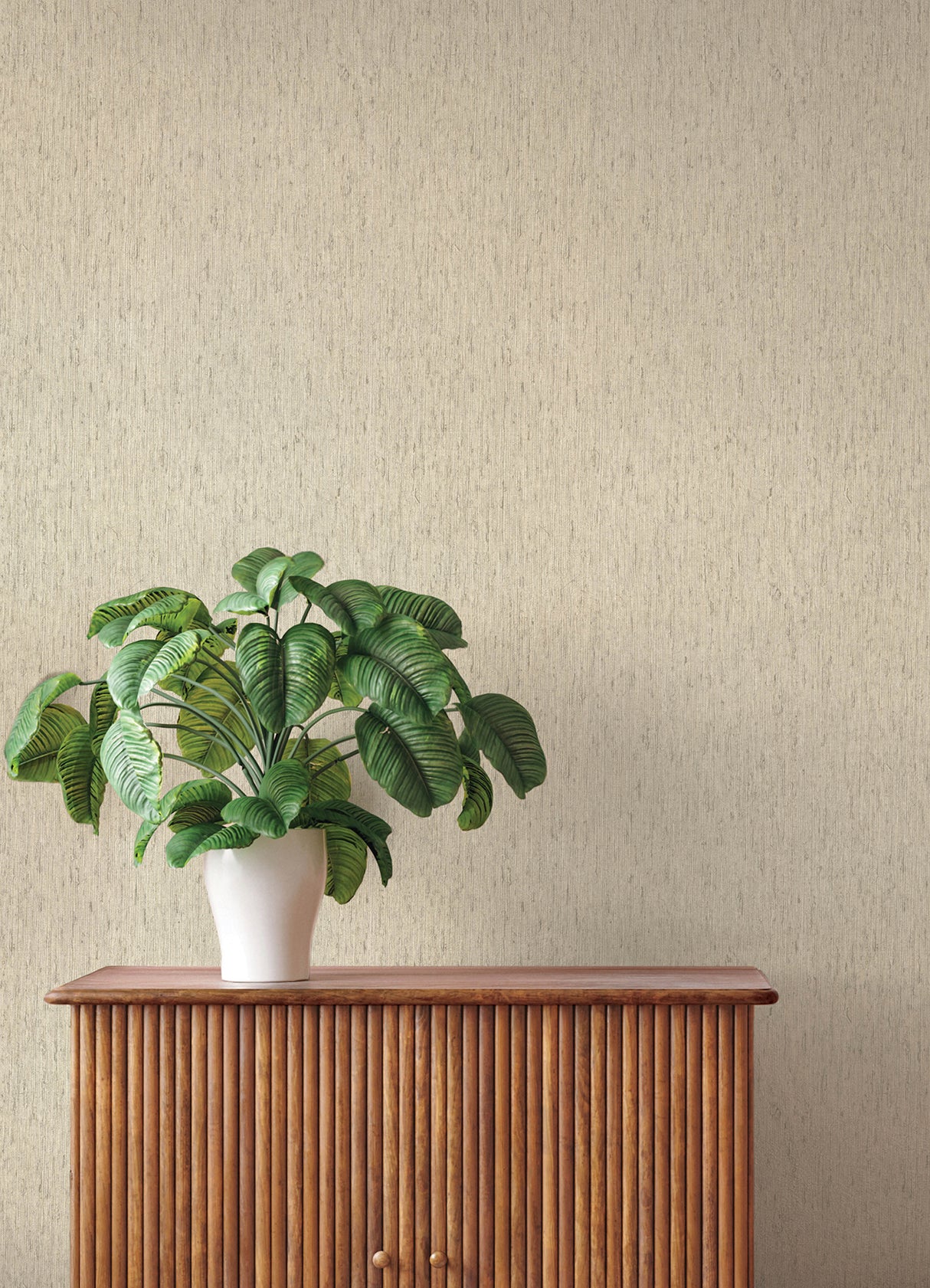Roison Bone Birch Bark Textural Neutral Transitional Unpasted Vinyl on Non Woven Wallpaper by A-Street Prints Springhill - 4202-571073