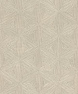 Anara Grey Geo Faux Grasscloth Wallpaper by A-Street Prints