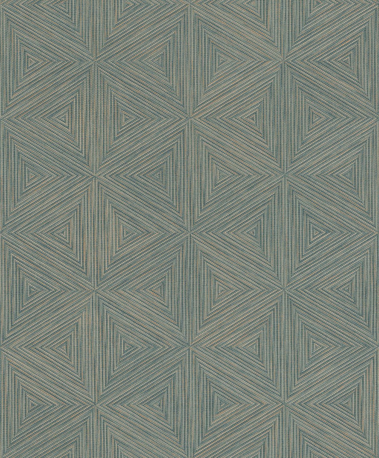 Anara Teal Geo Faux Grasscloth Wallpaper by A-Street Prints - 4202-571271