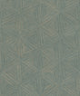 Anara Teal Geo Faux Grasscloth Wallpaper by A-Street Prints - 4202-571271
