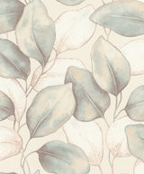 Evanthe Aqua Vine Wallpaper by A-Street Prints - 4202-659863
