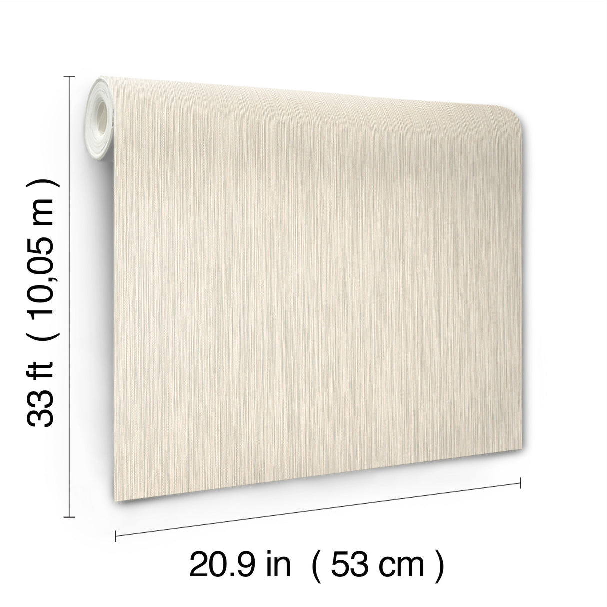 Oren Ash by A-Street Prints Shimmering Striations Vinyl on Non Woven Metallic Neutral Transitional Wallpaper - Springhill 4202-844313