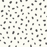Animal Spots Black Polka Dot Wallpaper pattern and roll by Advantage