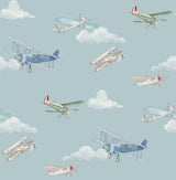 Advantage Aeroplanes Blue Skies Wallpaper 4203-27548