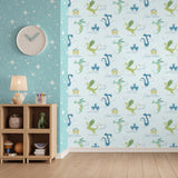 Magical Dragons Blue by Advantage Fantastical Wallpaper – Brewster Home Fashions 4203-27550