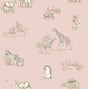 Advantage Safari Babies Pink animal wallpaper roll and pattern