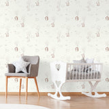 Floating Balloons Pink by Advantage Animal Wallpaper – Brewster Home Fashions 4203-27555