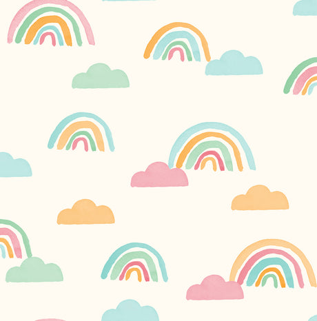 Advantage Over The Rainbow Multicolor Painted Skies Wallpaper 4203-27562