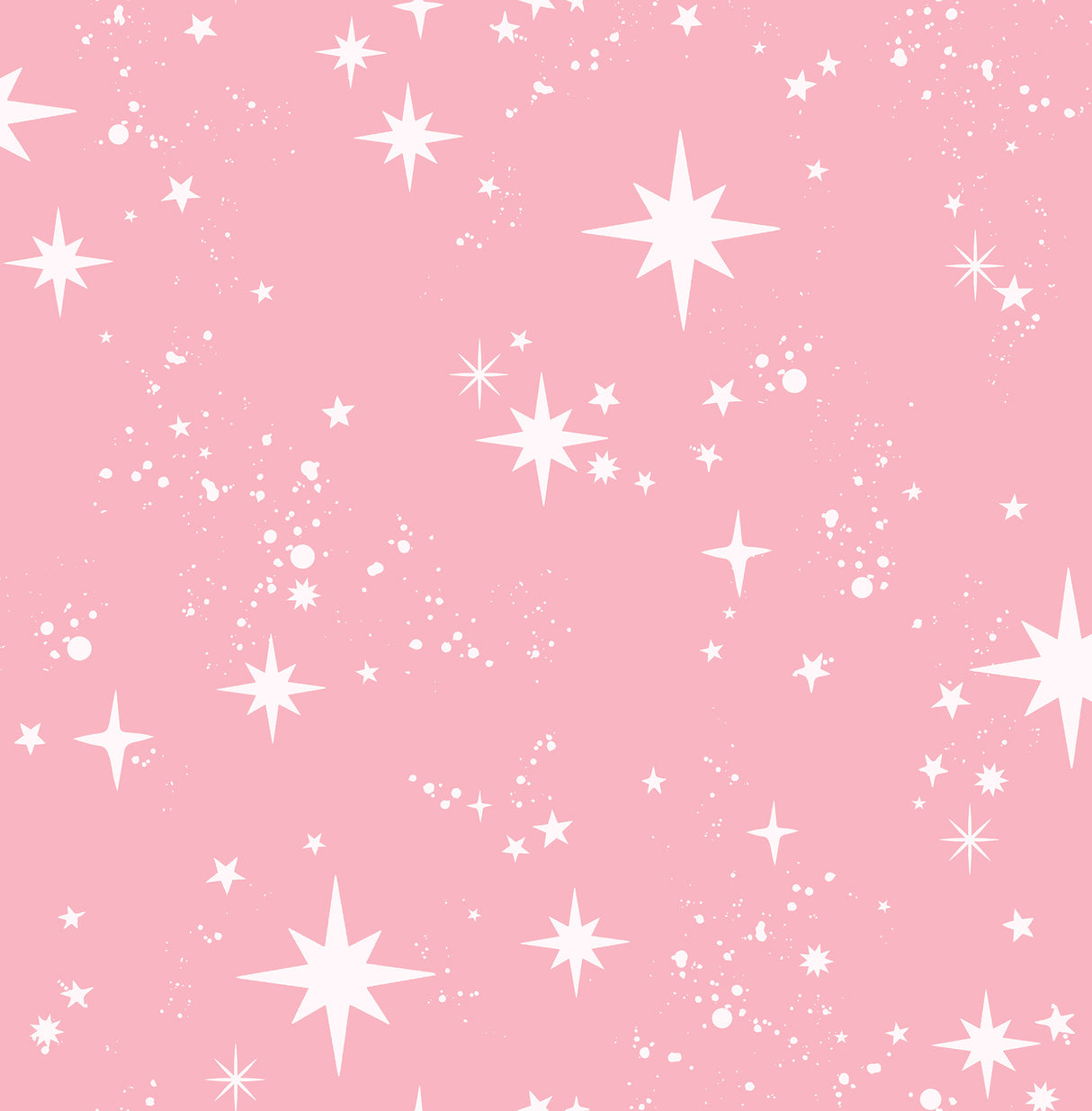 Twinkle Pink Starry Skies Wallpaper by Advantage