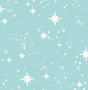 Twinkle Light Blue Starry Skies Wallpaper by Advantage for Brewster Home Fashions