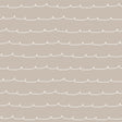 Advantage Wiggle Line Taupe Stripe Wallpaper roll and pattern in taupe with white wavy lines