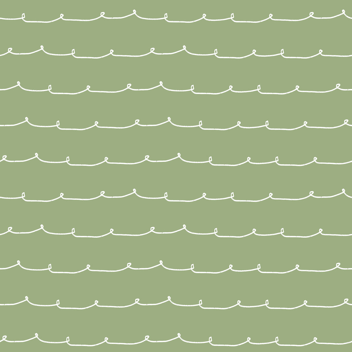 Wiggle Line Green Stripe Wallpaper by Advantage