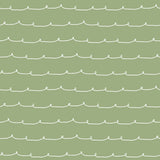 Wiggle Line Green Stripe Wallpaper by Advantage
