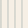 Advantage Bobbin Stripe Light Blue Scalloped Wallpaper pattern showing light blue stripes with scalloped detailing.