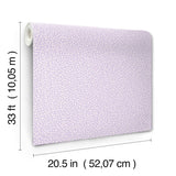 Dotty Lavender by Advantage Petite Polka Dot Wallpaper – Brewster Home Fashions 4203-27579