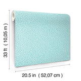 Dotty Light Blue by Advantage Petite Polka Dot Wallpaper – Brewster Home Fashions 4203-27580