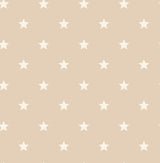 Advantage Starry Motif Light Brown Geometric Wallpaper roll and pattern
